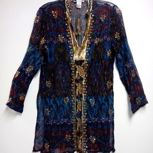 Beautiful Bathing Suit Coverup Sz 8